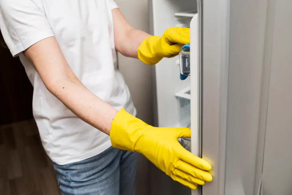 Fridge smells bad even after cleaning