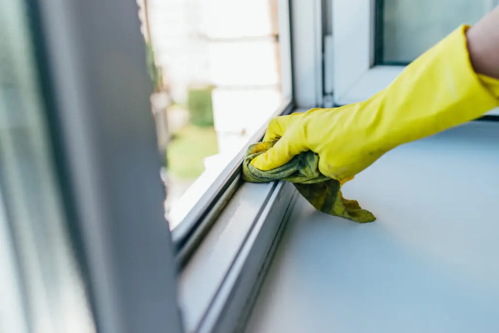 Best way to clean window sills