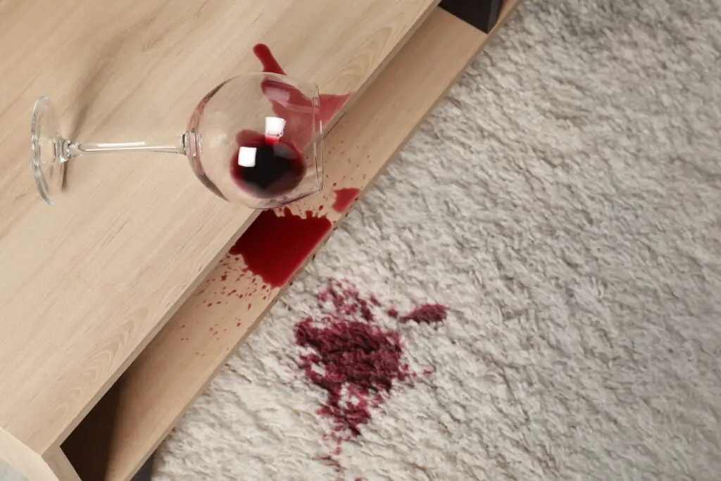 Remove Red Wine Stains from Carpets