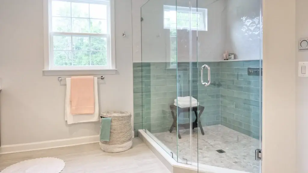 How to clean glass shower doors and remove hard water stains for good